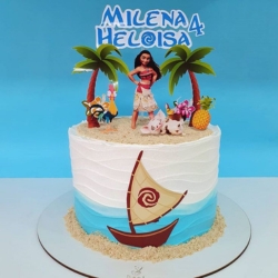 Moana Theme Cake