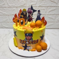 Naruto Theme Cake