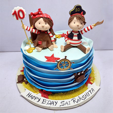 Pirates Theme Cake