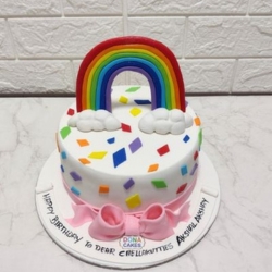 Rainbow Theme Cake