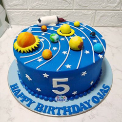 Space Theme Cake