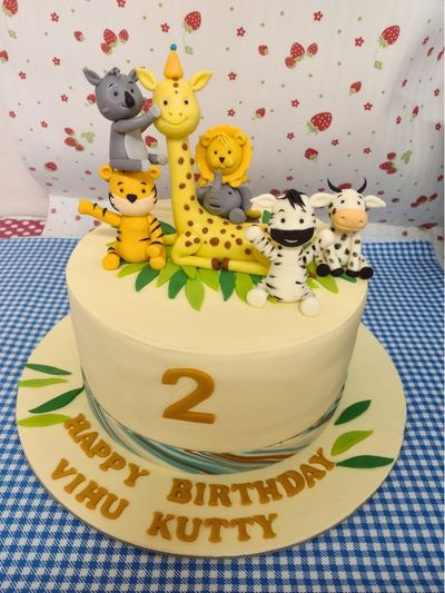 Greenwood Animals Theme Cake