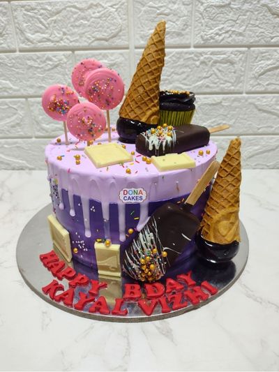 Candy theme cake