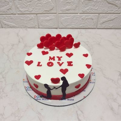 Lovely Couple Cake