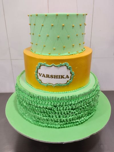 First Birthday 3 tier Cake