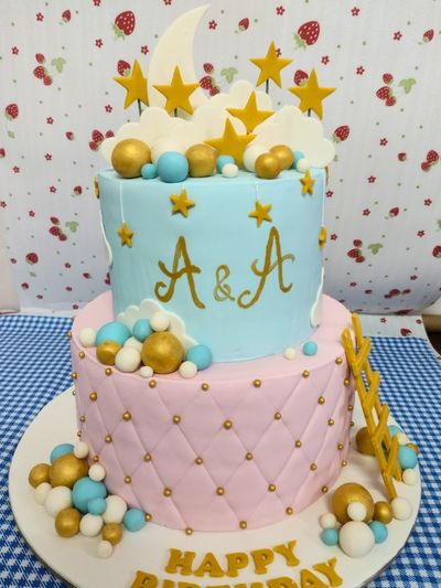 Aqua Marine Princess Cake