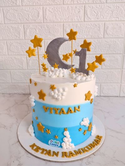 1st Birthday Stars Cake