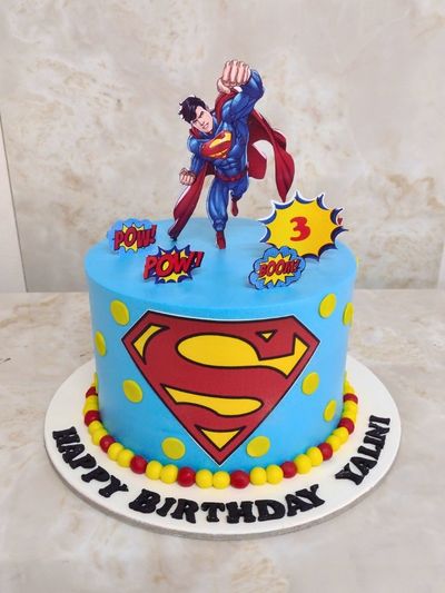 Superman Theme cake