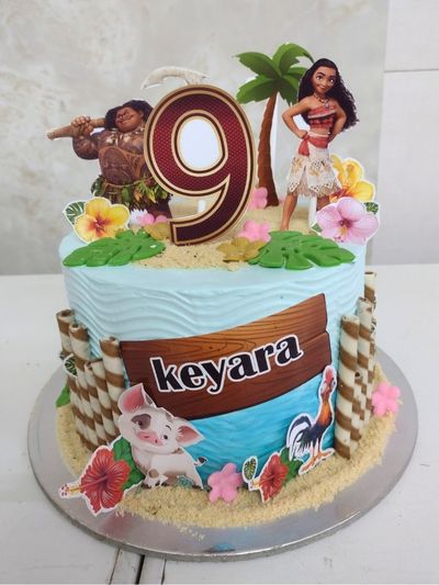 Moana Theme cake 