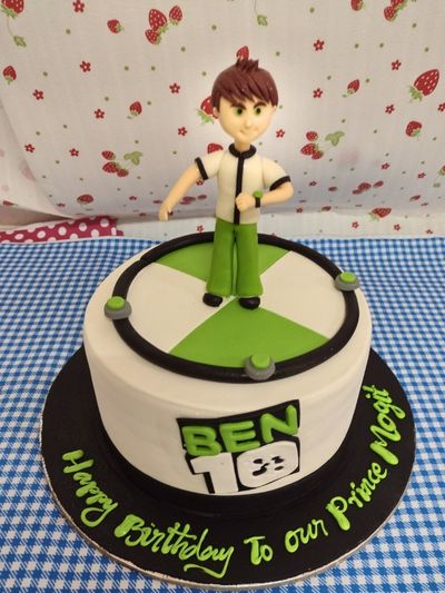 Ben 10 Theme Cake