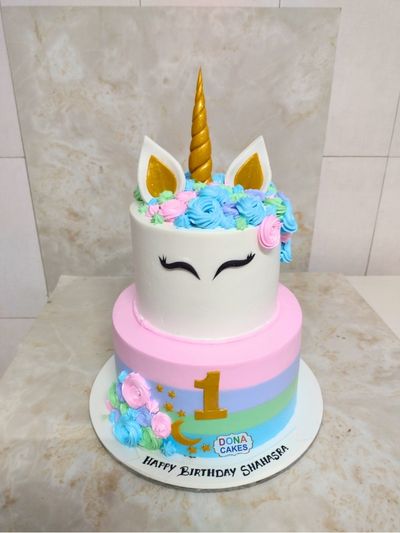 Lovely Unicorn Theme Cake