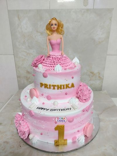 Barbie To Tier Cake