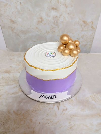 Purple Theme Cake