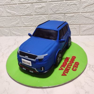 Kia Seltos Car Theme Cake