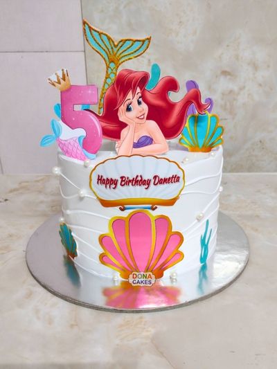 Charming Mermaid Theme Cake