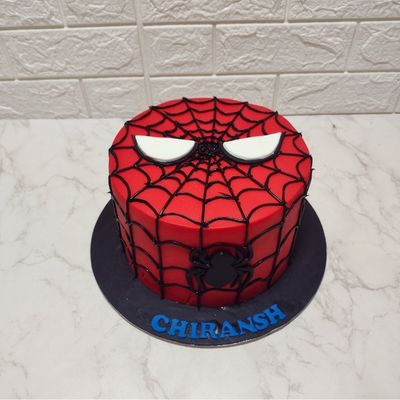 Amusing Spider Man Cake