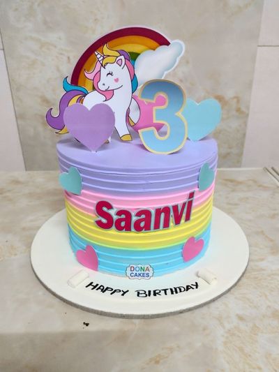 Unicorn Theme Cake