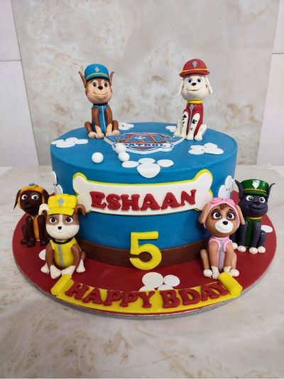 Paw Patrol Theme Cake