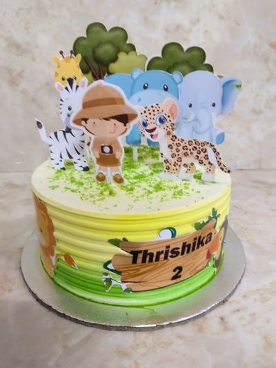 Jungle Birthday Cake