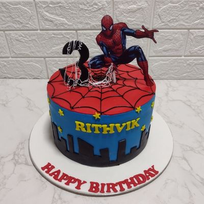 Captivating Spiderman Cake