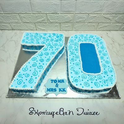 70th Birthday Cake