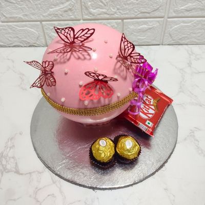 Blazing Beauty Pinata Cake