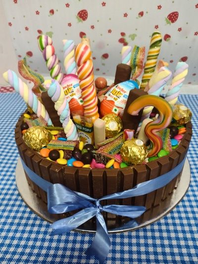 Lollipop Kit kat  Cake