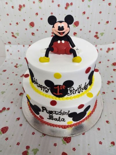 Mickey Mouse Tier Cake