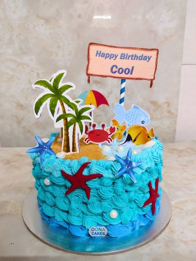 Beach Theme cake