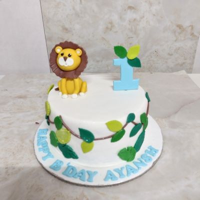 Lion Safari Cake