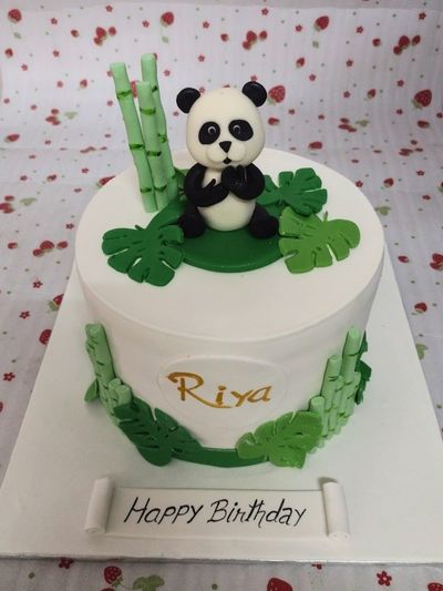 Panda Theme Cake