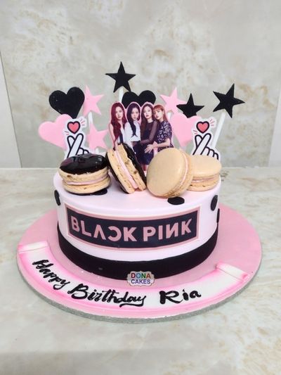 Blackpink Theme Birthday Cake