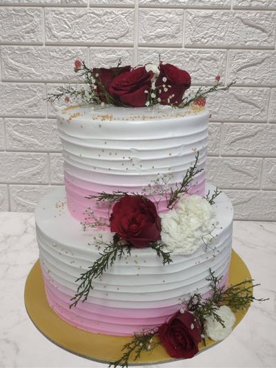 Wedding Two Tier Cake