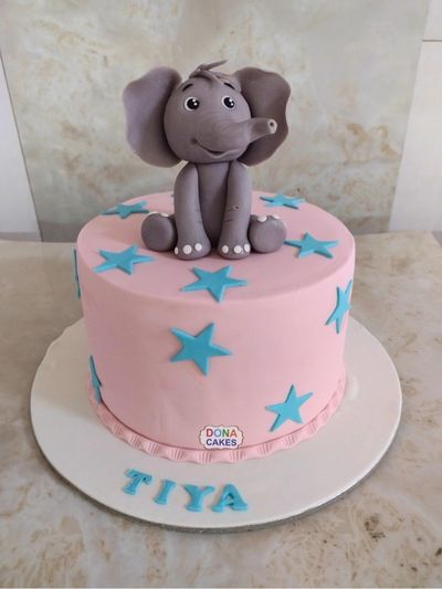 Little Star Elephant Cake