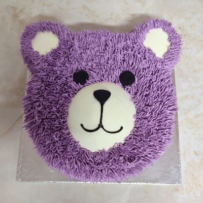 Teddy Bear Face Cake