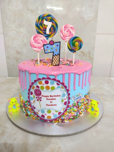 Ice Creme Candy Cake