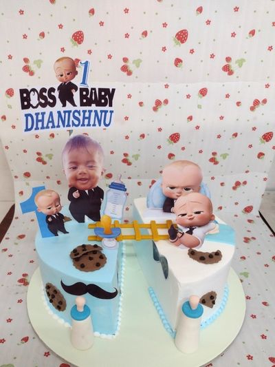 Boss Baby Theme 1/2 Cake