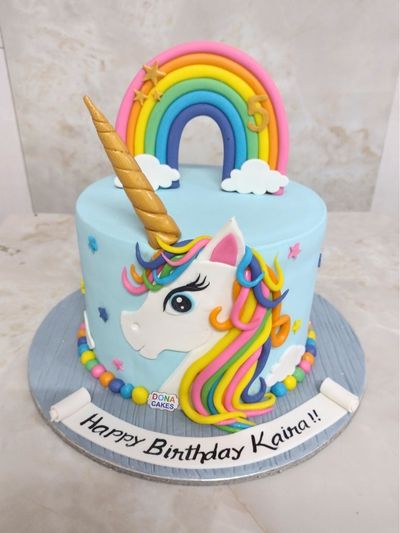 Lovely Unicorn Theme Cake