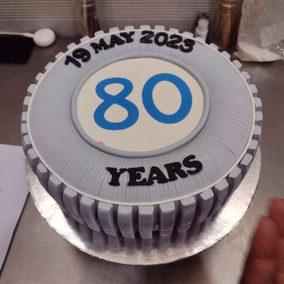 80th Birthday Cake