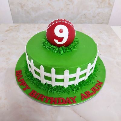 Cricket Birthday Cake