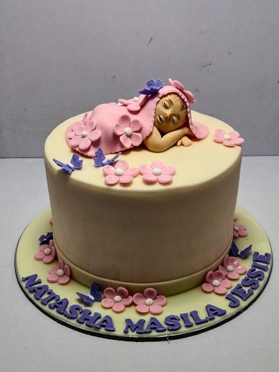 Baby In Blanket Cake