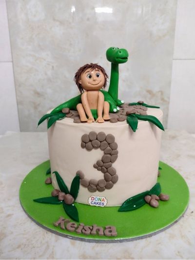 Dino Boy Theme Cake