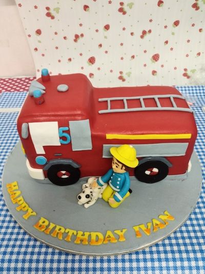 Fireman Theme cake