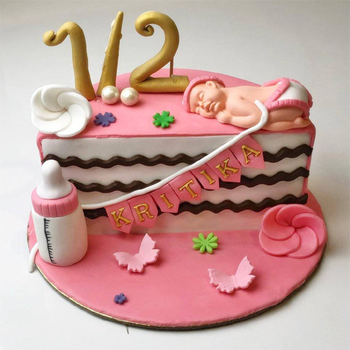 Two Tier Birthday Cake - Chennai