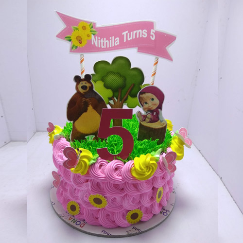 Cake a Doodle - Masha and the bear themed cake for little... | Facebook