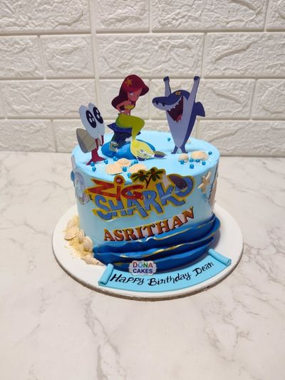 Aquarium Fish Theme Cake