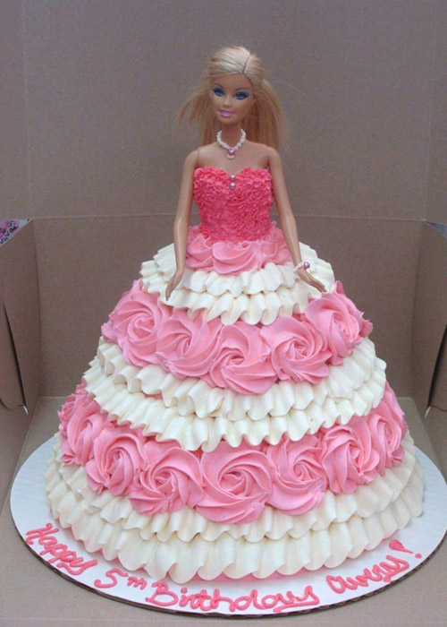 3 tier birthday cake- girls birthday cake- first birthday cake - Cake  Square Chennai | Cake Shop in Chennai