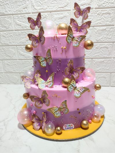 Butterfly Tier Cake