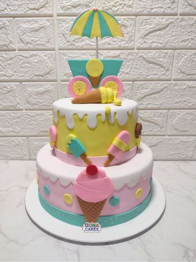 Candy theme cake