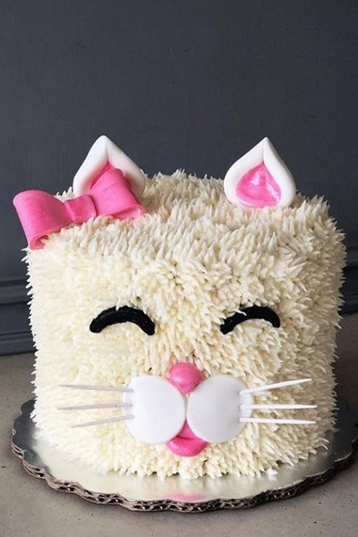 Cat Face Cake